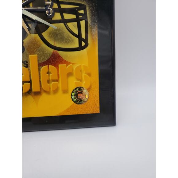 Pittsburgh Steelers Analog Clock - 10 x 12 - Picture 2 of 5